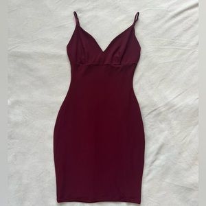 Fitted mini dress